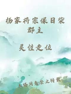 杨家将宗保日柴郡主